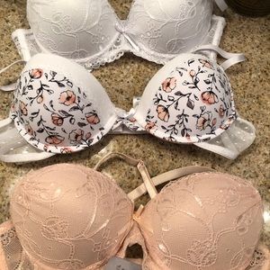 Padded Bras- all 3